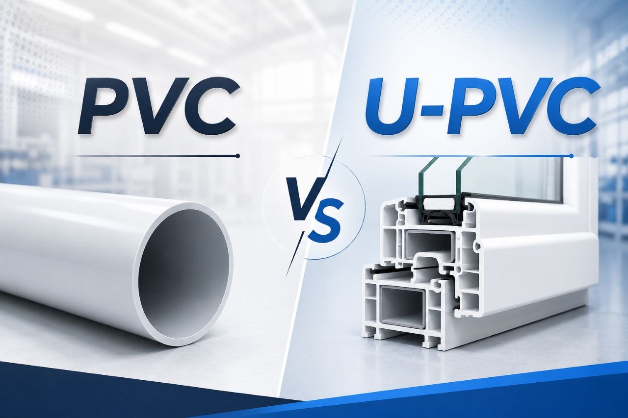 الفرق بين PVC و U-PVC وأيهما أفضل للأبواب والنوافذ